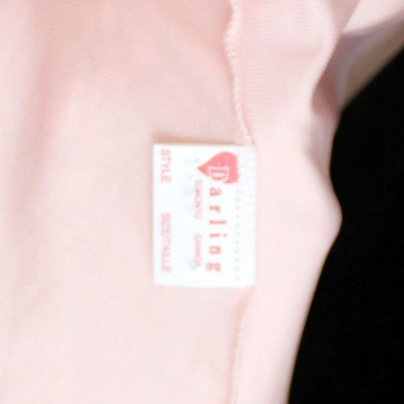 Vintage Darling Short Robe Pink Satin and Lace with Sash Belt Size Small SW10 - Picture 7 of 8